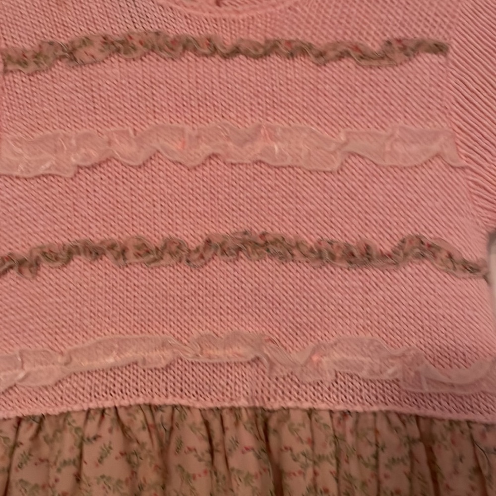 Baby Graziella flower dress. Girls size 5-6 - Picture 2 of 8